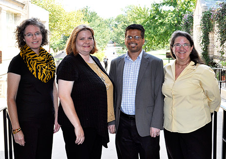 Sarah Bush, Bethany Stone, Anne Alexander, Betsy Baker, and Newton D'Souza