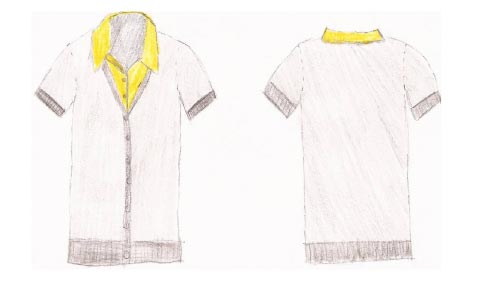 Student fashion drawings